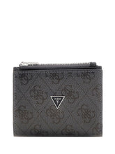 GUESS 2 USCITA Portafoglio Guess Milano Bifold Top Zip - Nero BLACK